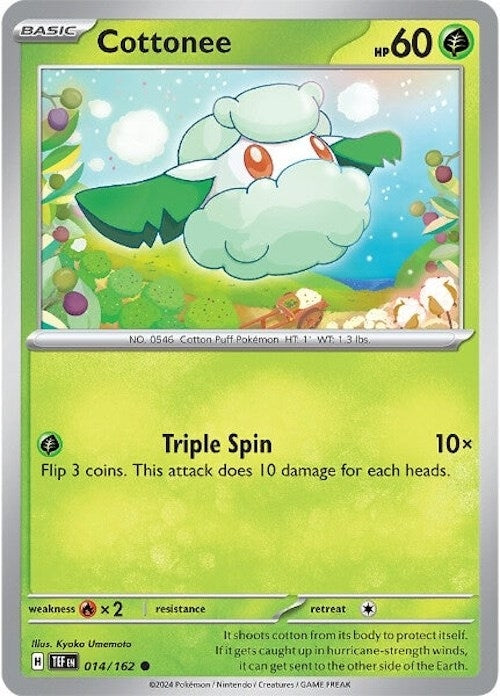 Image for Cottonee (SV05: Temporal Forces) (014/162) - Pokemon