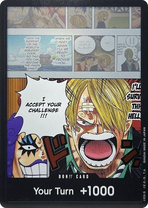 Image for DON!! Card (Ivankov & Sanji) (Double Pack Set Vol. 3) (Wings of the Captain) - One Piece Card Game