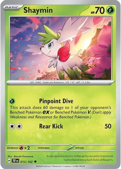 Image for Shaymin (SV05: Temporal Forces) (013/162) - Pokemon