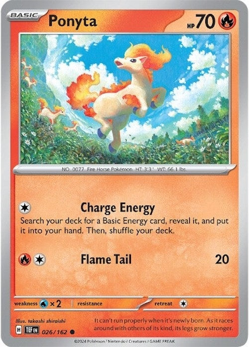 Image for Ponyta (SV05: Temporal Forces) (026/162) - Pokemon