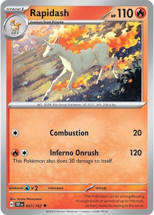 Image for Rapidash (SV05: Temporal Forces) (027/162) - Pokemon