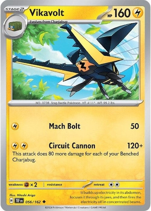 Image for Vikavolt (SV05: Temporal Forces) (056/162) - Pokemon