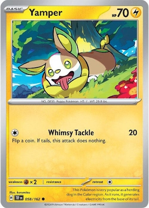 Image for Yamper (SV05: Temporal Forces) (058/162) - Pokemon