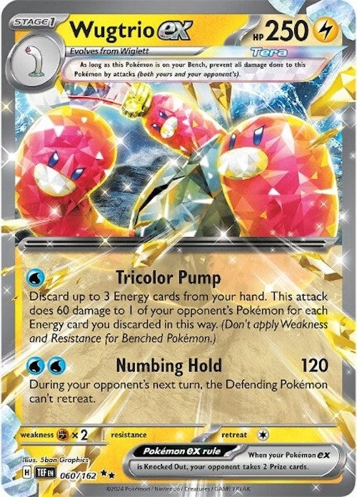 Image for Wugtrio ex (SV05: Temporal Forces) (060/162) - Pokemon