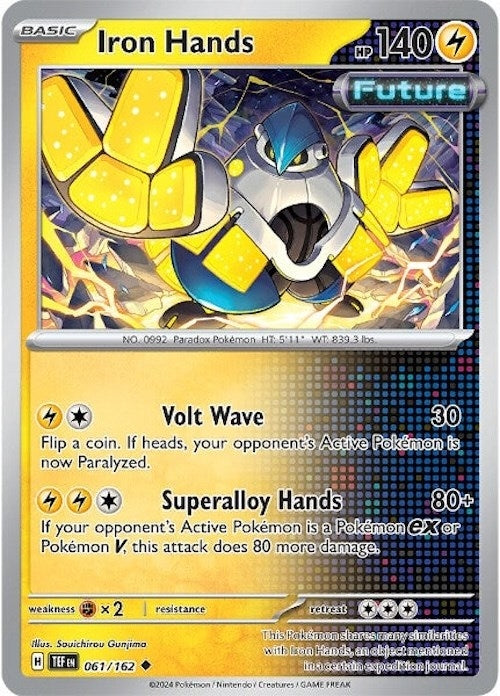 Image for Iron Hands (SV05: Temporal Forces) (061/162) - Pokemon