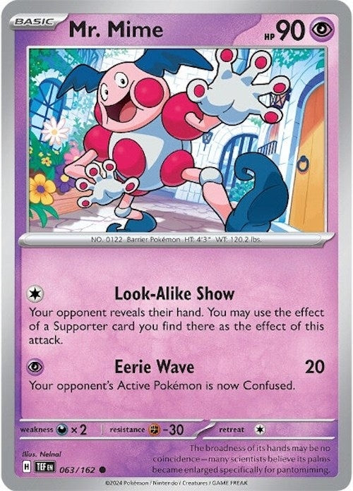 Image for Mr. Mime (SV05: Temporal Forces) (063/162) - Pokemon