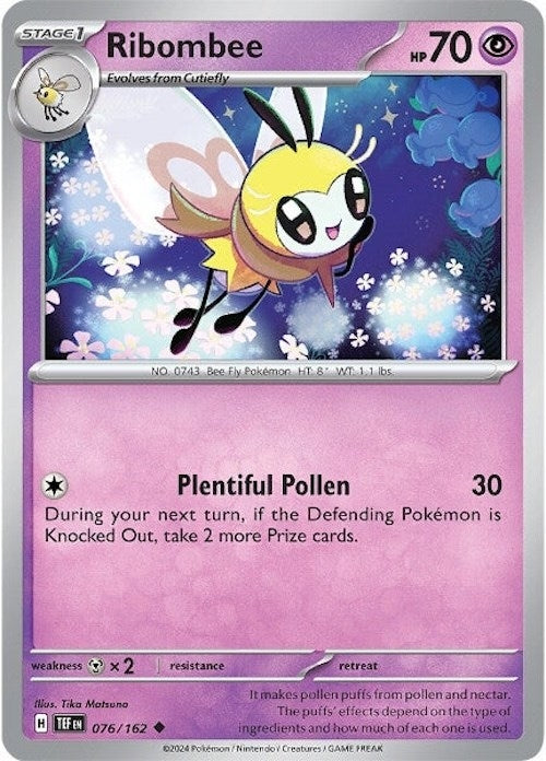 Image for Ribombee (SV05: Temporal Forces) (076/162) - Pokemon