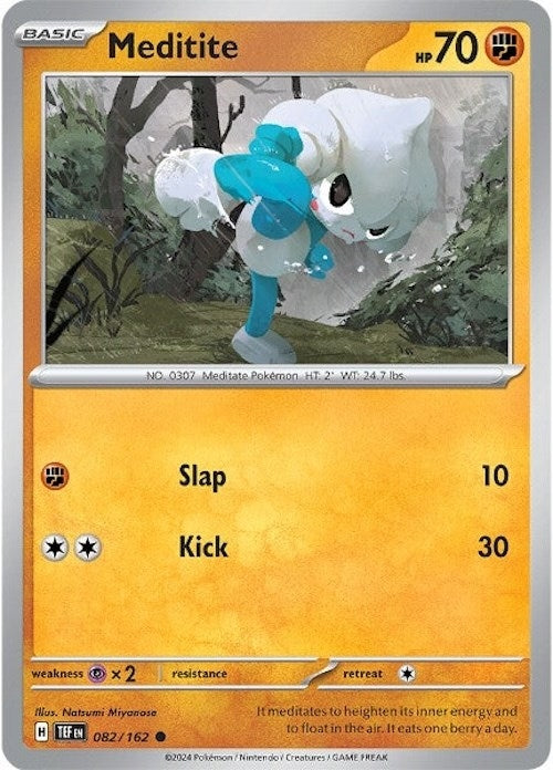 Image for Meditite (SV05: Temporal Forces) (082/162) - Pokemon