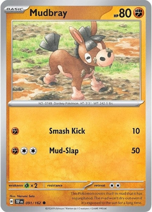 Image for Mudbray (SV05: Temporal Forces) (091/162) - Pokemon