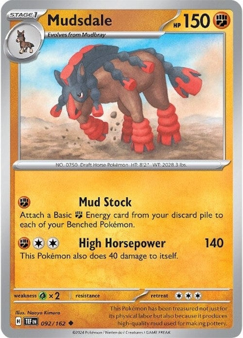 Image for Mudsdale (SV05: Temporal Forces) (092/162) - Pokemon