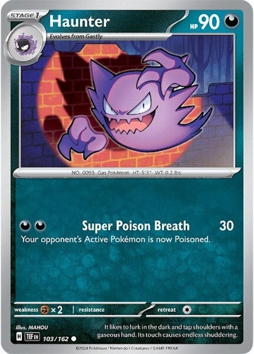 Image for Haunter (SV05: Temporal Forces) (103/162) - Pokemon