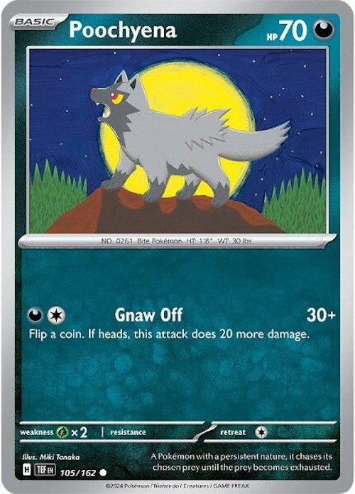 Image for Poochyena (SV05: Temporal Forces) (105/162) - Pokemon