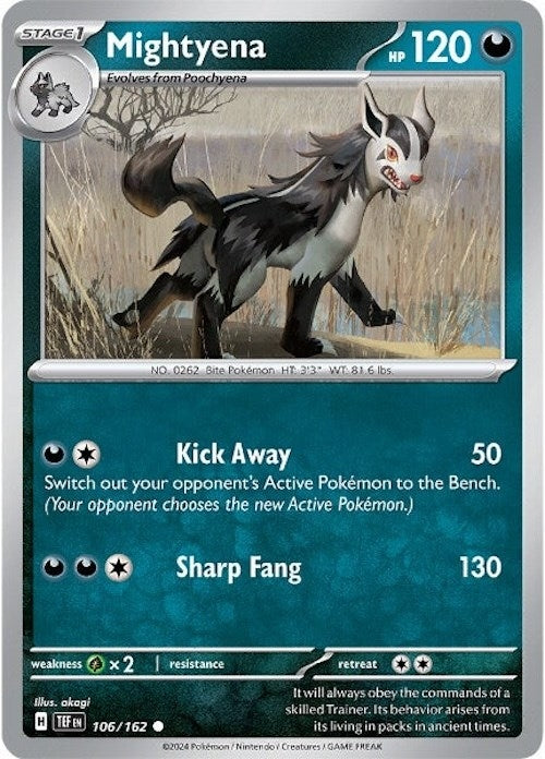 Image for Mightyena (SV05: Temporal Forces) (106/162) - Pokemon