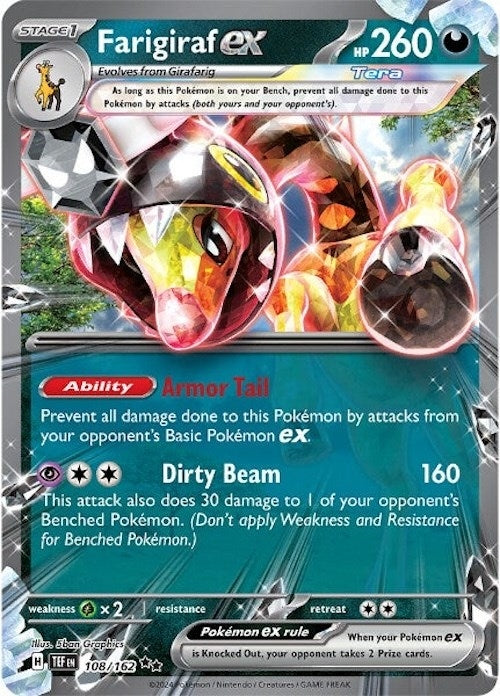 Image for Farigiraf ex (SV05: Temporal Forces) (108/162) - Pokemon