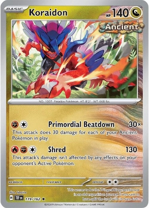 Image for Koraidon (SV05: Temporal Forces) (119/162) - Pokemon