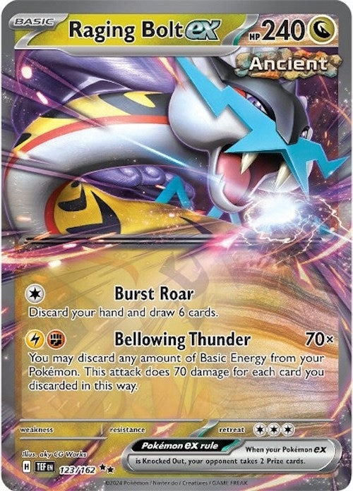 Image for Raging Bolt ex (SV05: Temporal Forces) (123/162) - Pokemon