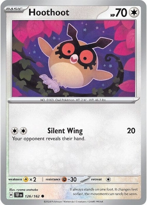 Image for Hoothoot (SV05: Temporal Forces) (126/162) - Pokemon