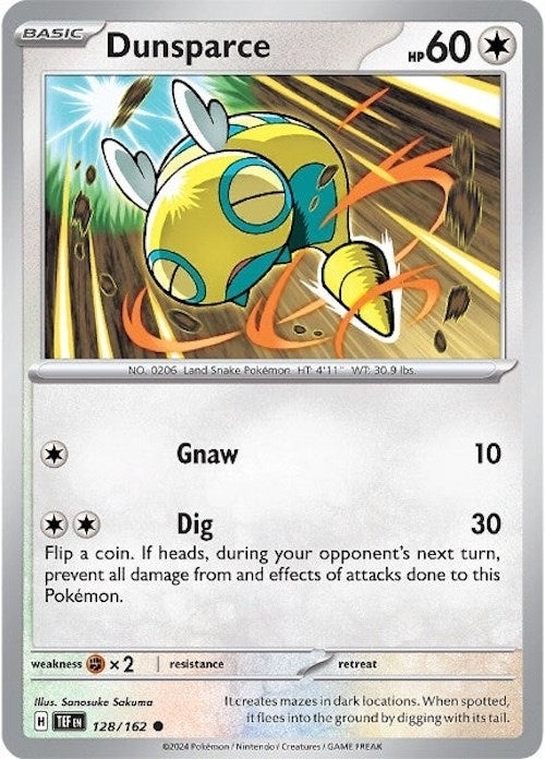 Image for Dunsparce (SV05: Temporal Forces) (128/162) - Pokemon