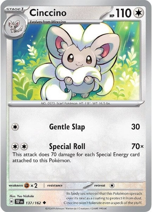 Image for Cinccino (SV05: Temporal Forces) (137/162) - Pokemon