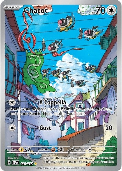 Image for Chatot (SV05: Temporal Forces) (181/162) - Pokemon