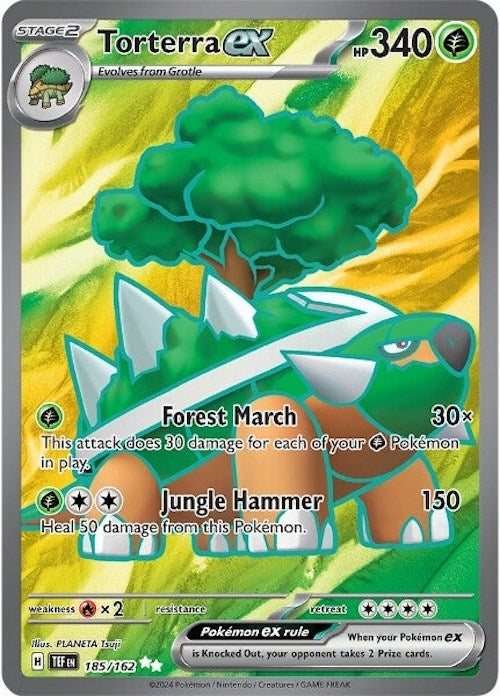Image for Torterra ex (SV05: Temporal Forces) (185/162) - Pokemon
