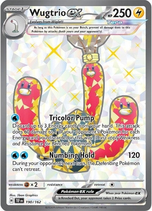 Image for Wugtrio ex (SV05: Temporal Forces) (190/162) - Pokemon