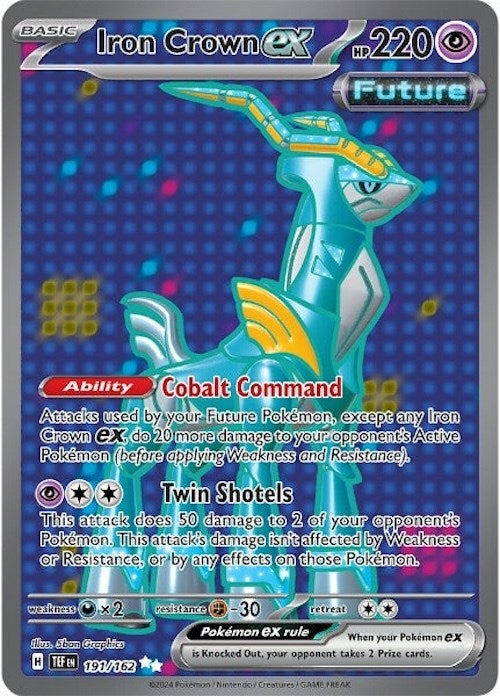 Image for Iron Crown ex (SV05: Temporal Forces) (191/162) - Pokemon