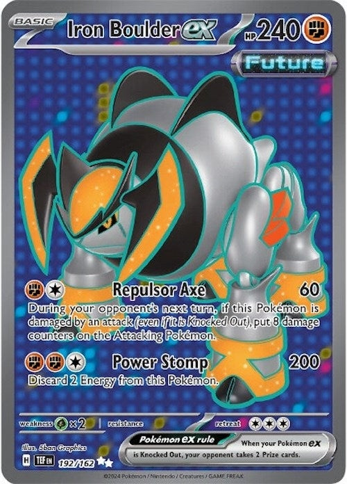 Image for Iron Boulder ex (SV05: Temporal Forces) (192/162) - Pokemon