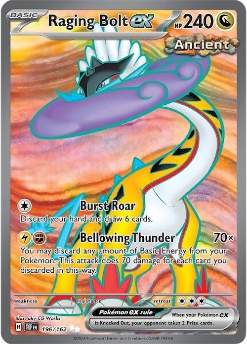 Image for Raging Bolt ex (SV05: Temporal Forces) (196/162) - Pokemon