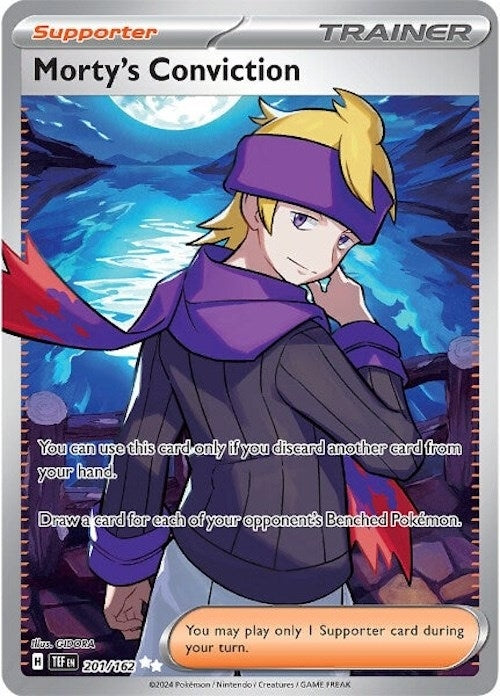 Image for Morty's Conviction (SV05: Temporal Forces) (201/162) - Pokemon