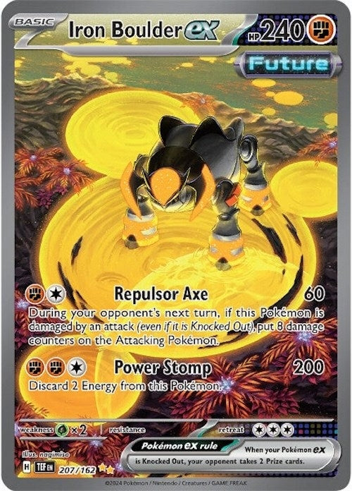 Image for Iron Boulder ex (SV05: Temporal Forces) (207/162) - Pokemon