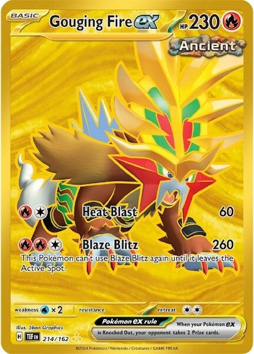 Image for Gouging Fire ex (SV05: Temporal Forces) (214/162) - Pokemon