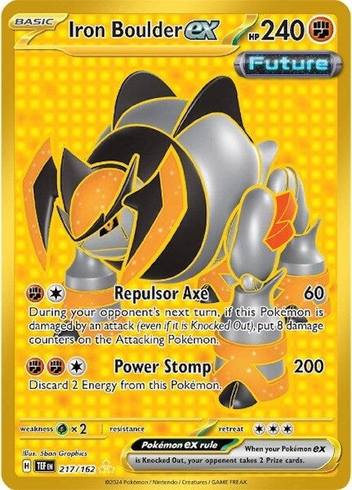 Image for Iron Boulder ex (SV05: Temporal Forces) (217/162) - Pokemon
