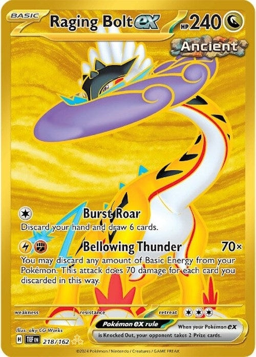 Image for Raging Bolt ex (SV05: Temporal Forces) (218/162) - Pokemon