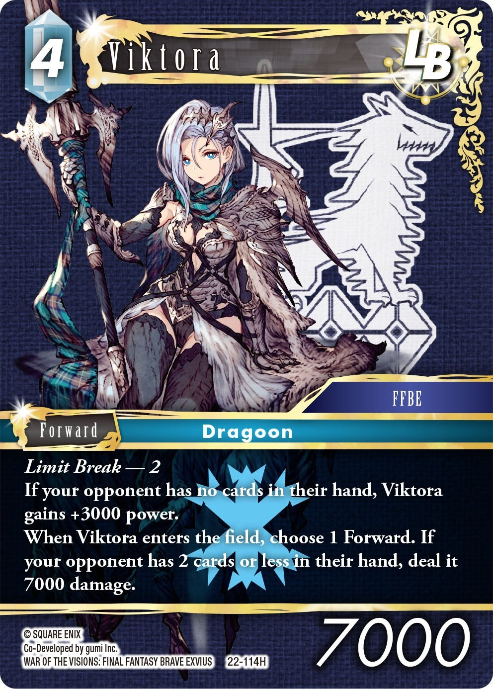 Image for Viktora LB (Hidden Hope) (22-114H) - Final Fantasy TCG