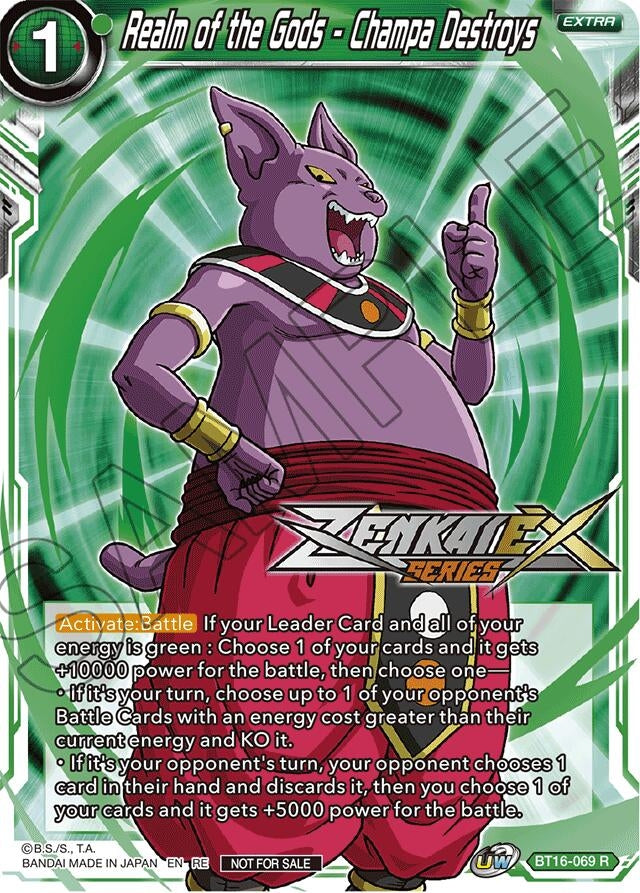 Image for Realm of the Gods - Champa Destroys (Event Pack 14) (Promotion Cards) (BT16-069) - Dragon Ball Super: Masters