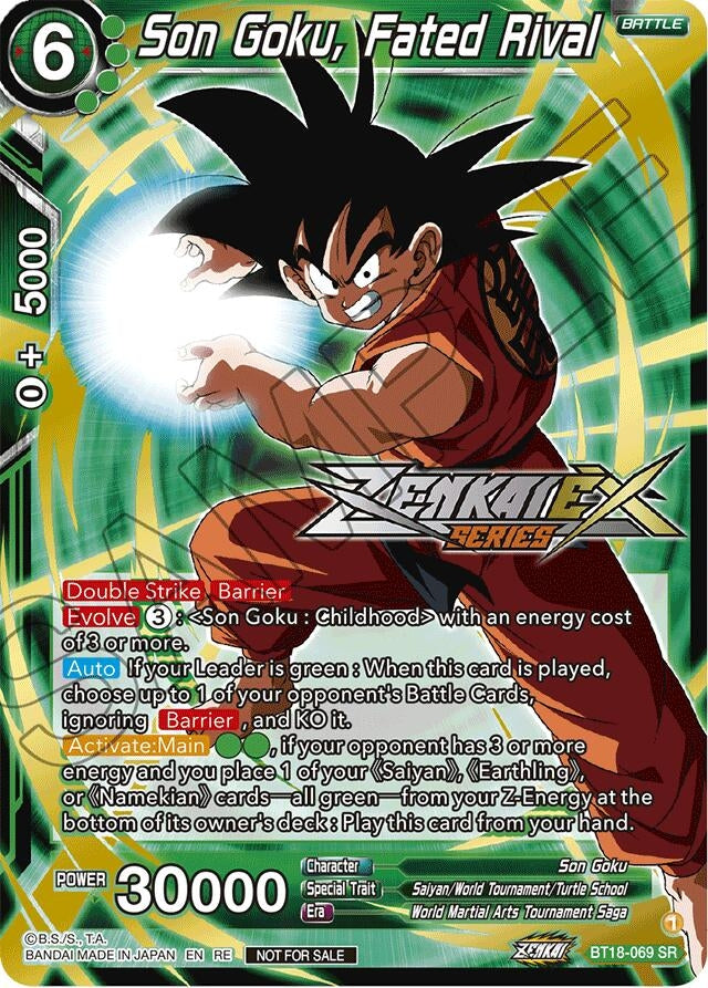 Image for Son Goku, Fated Rival (Event Pack 14) (Promotion Cards) (BT18-069) - Dragon Ball Super: Masters