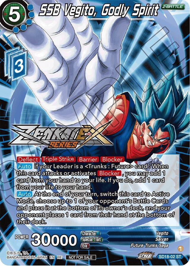 Image for SSB Vegito, Godly Spirit (Event Pack 14) (Promotion Cards) (SD18-02) - Dragon Ball Super: Masters