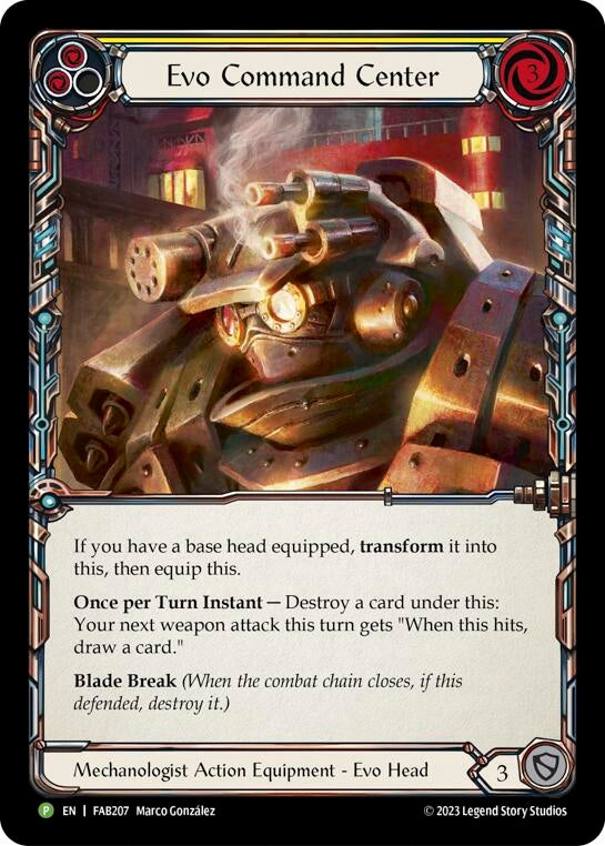 Image for Evo Command Center - FAB207 (Flesh and Blood: Promo Cards) (FAB207) - Flesh and Blood TCG