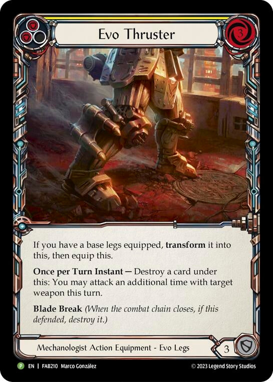 Image for Evo Thruster - FAB210 (Flesh and Blood: Promo Cards) (FAB210) - Flesh and Blood TCG