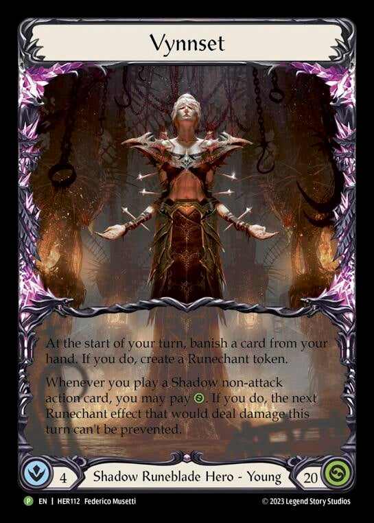 Image for Vynnset - HER112 (Flesh and Blood: Promo Cards) (HER112) - Flesh and Blood TCG
