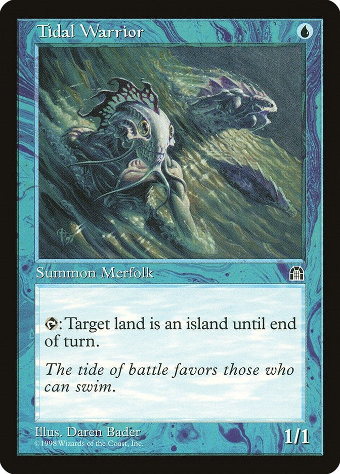 Image for Tidal Warrior (Stronghold) - Magic: The Gathering