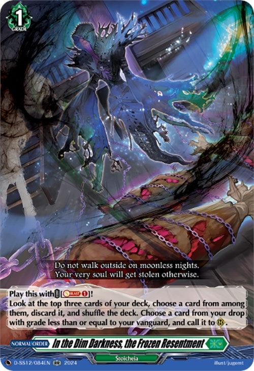 Image for In The Dim Darkness, The Frozen Resentment (D-SS12: Triple Drive Booster) (D-SS12/084EN) - Cardfight Vanguard