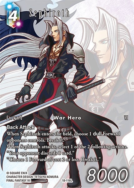 Image for Sephiroth (Full Art Reprint) (Hidden Hope) (18-116L) - Final Fantasy TCG