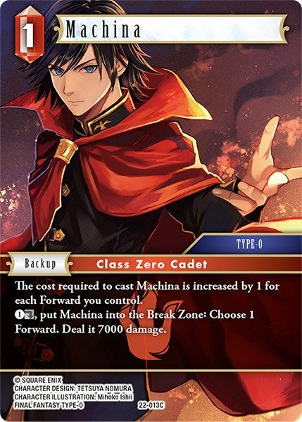 Image for Machina (Hidden Hope) (22-013C) - Final Fantasy TCG