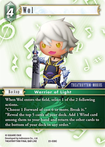 Image for Wol (Hidden Hope) (22-038C) - Final Fantasy TCG
