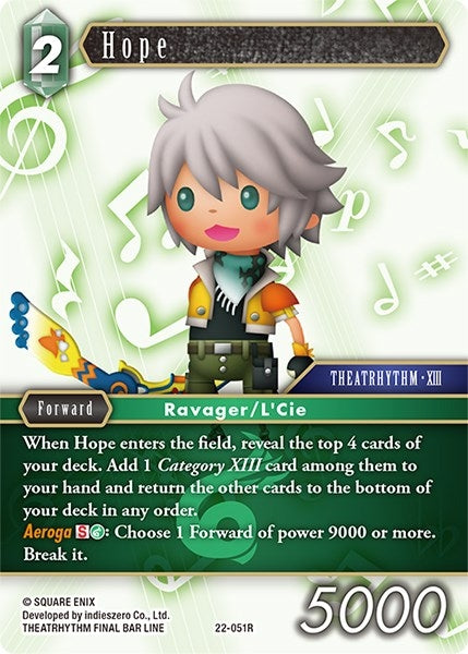 Image for Hope (Hidden Hope) (22-051R) - Final Fantasy TCG
