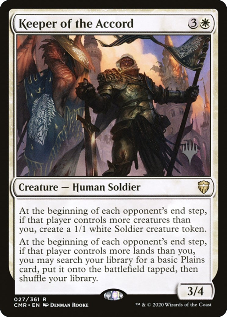 Image for Keeper of the Accord (Promo Pack: Murders at Karlov Manor) (27) - Magic: The Gathering