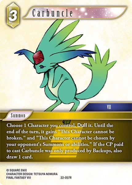 Image for Carbuncle (Hidden Hope) (22-057R) - Final Fantasy TCG