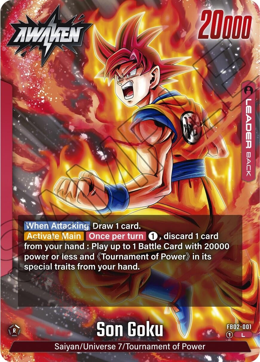 Image for Son Goku - FB02-001 (Blazing Aura) (FB02-001) - Dragon Ball Super: Fusion World